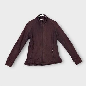 MARMOT Jacket Women's Sz Medium Purple Full-Zip Stretch Lightweight Long Sleeves